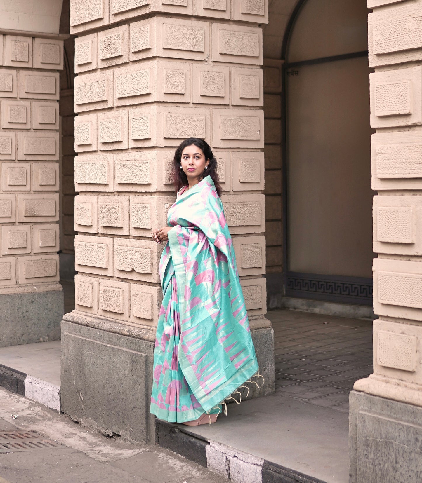 Multicolor Silk Readymade/Easy Saree (Clearance) - Panaash Saree