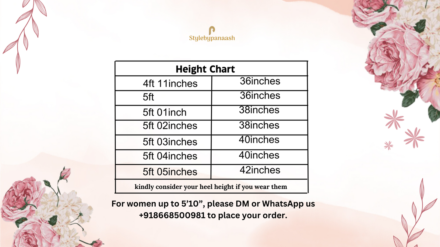 Casual Readymade/Easy Saree - Panaash Saree