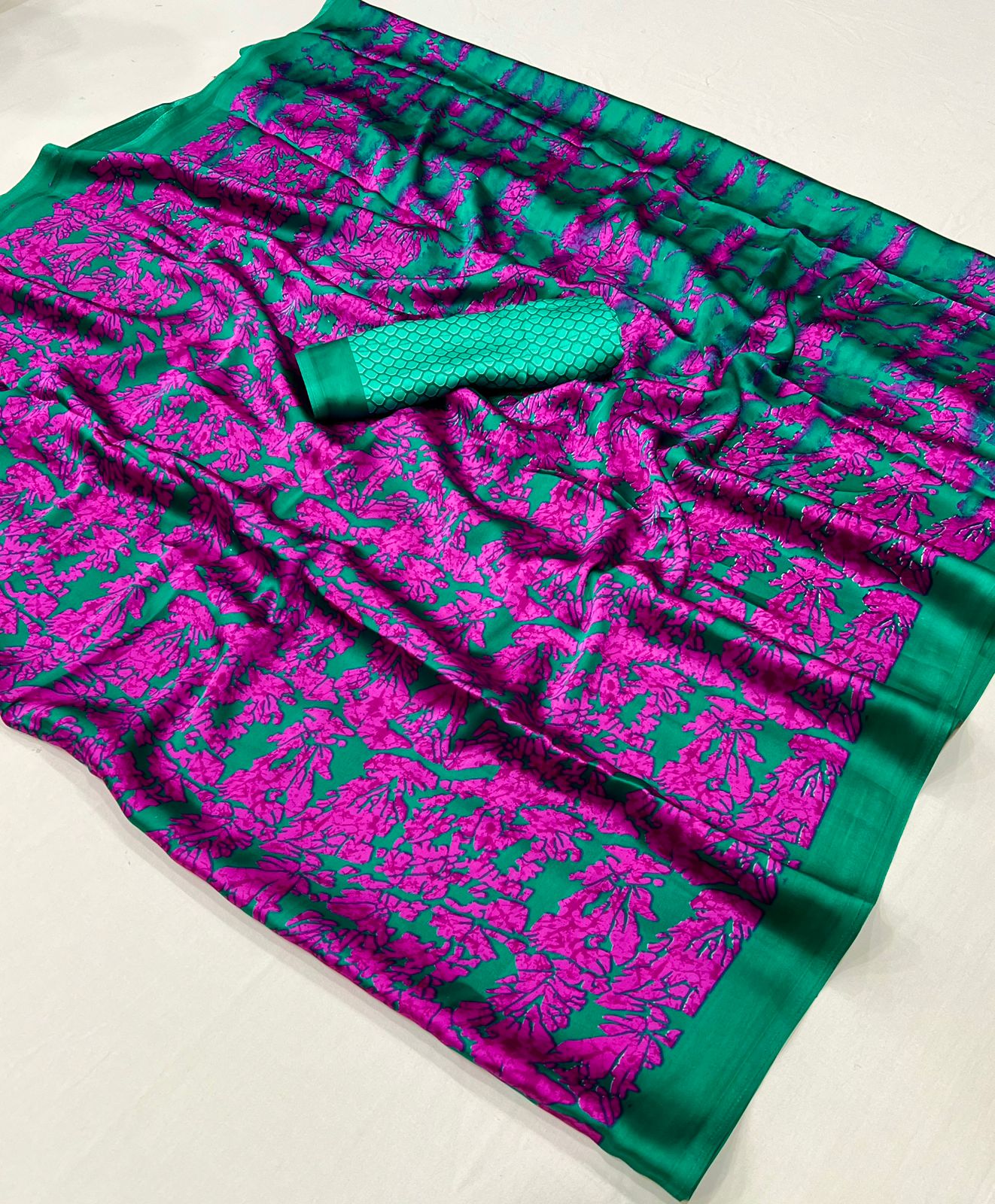 Multi Color Crepe Silk Casual Readymade/Easy Saree