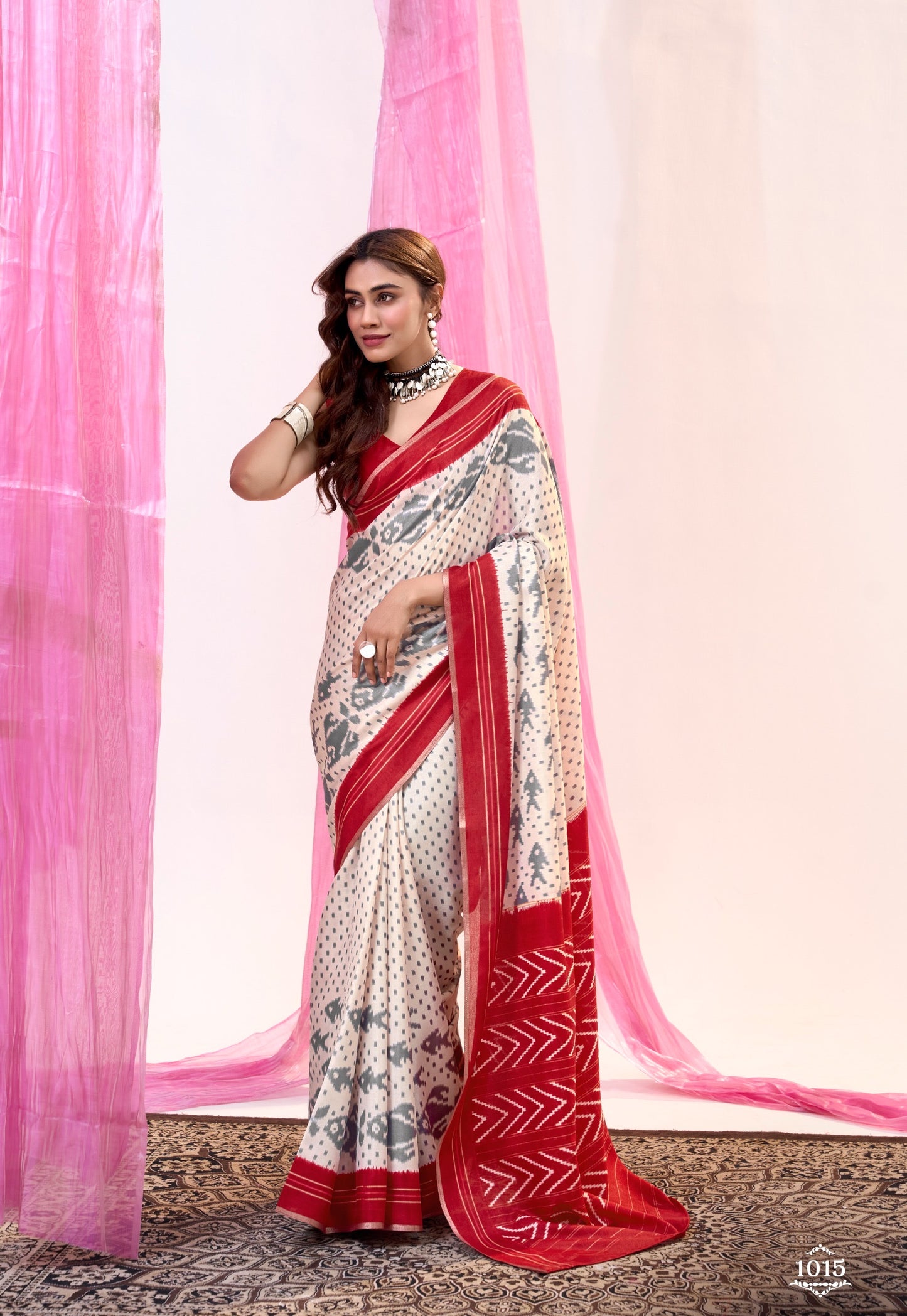 Multicolor Mul Mul Cotton Easy/Readymade Saree - Panaash Saree