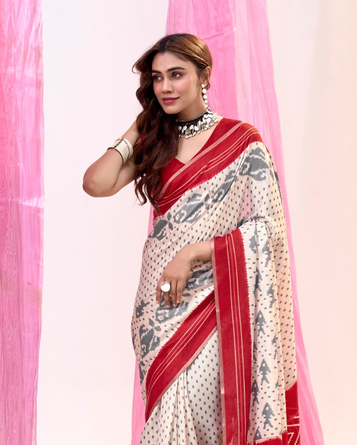 Multicolor Mul Mul Cotton Easy/Readymade Saree - Panaash Saree