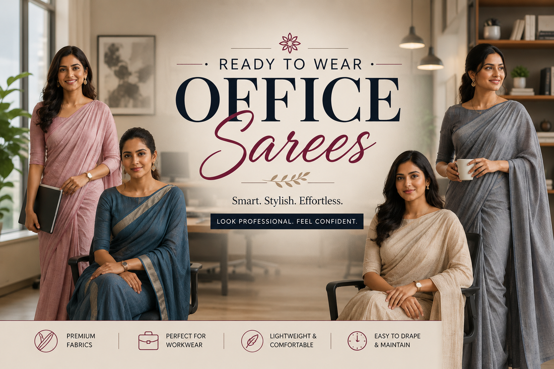 Ready to wear saree for office