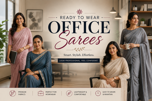 Ready to wear saree for office
