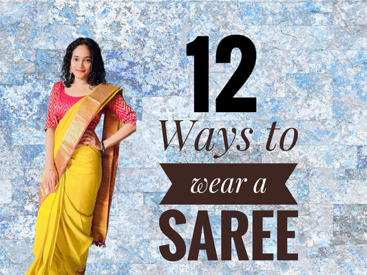 12 Ways to drape a Saree