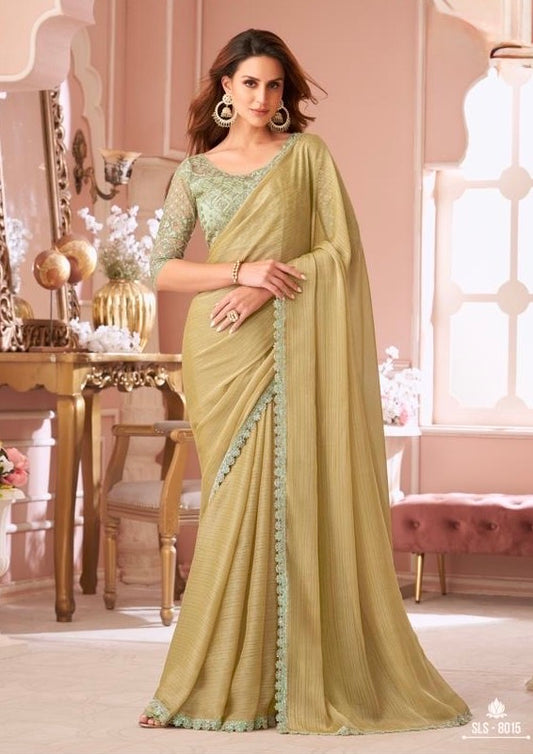 Daffodil Cocktail Readymade Saree With Designer Blouse