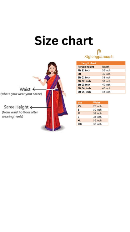 Blue Kanjivaram Readymade/Easy Saree