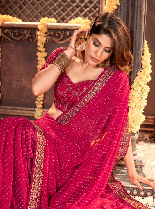 EASY-TO-WEAR GLAMOUR OF READYMADE SAREES