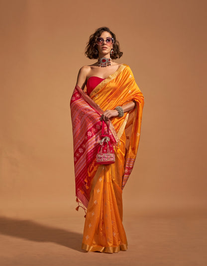 Mustard Readymade/Easy Saree