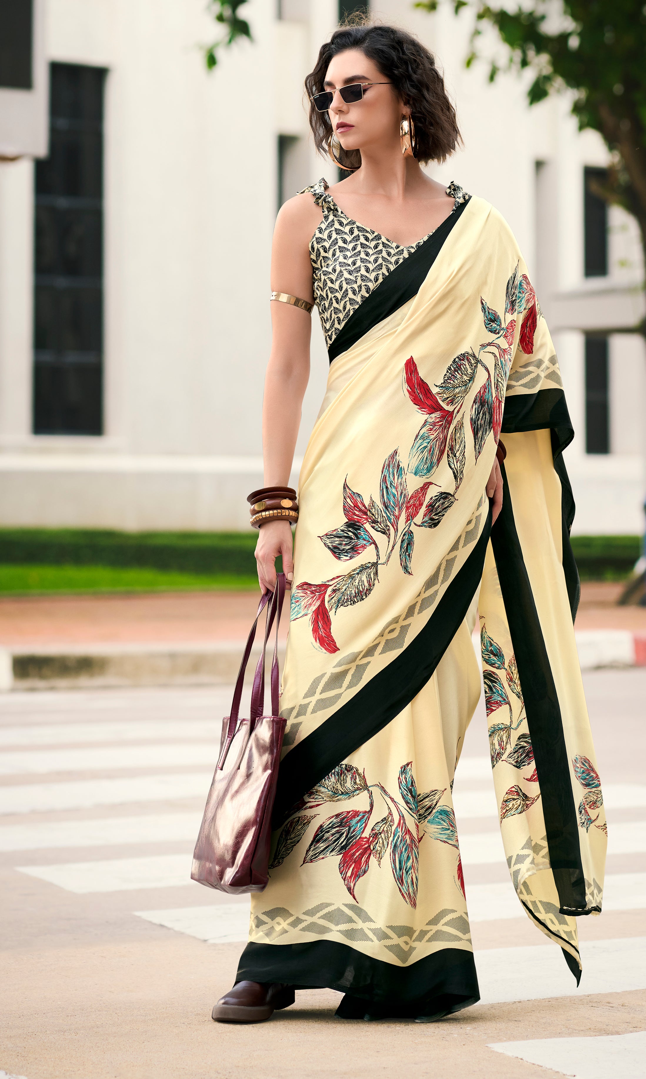 Plus Size Readymade Easy Saree StylebyPanaaash