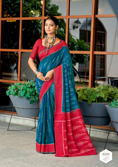 Multicolor Mul Mul Cotton Easy/Readymade Saree