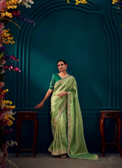 Exclusive Green Kanjivaram Saree