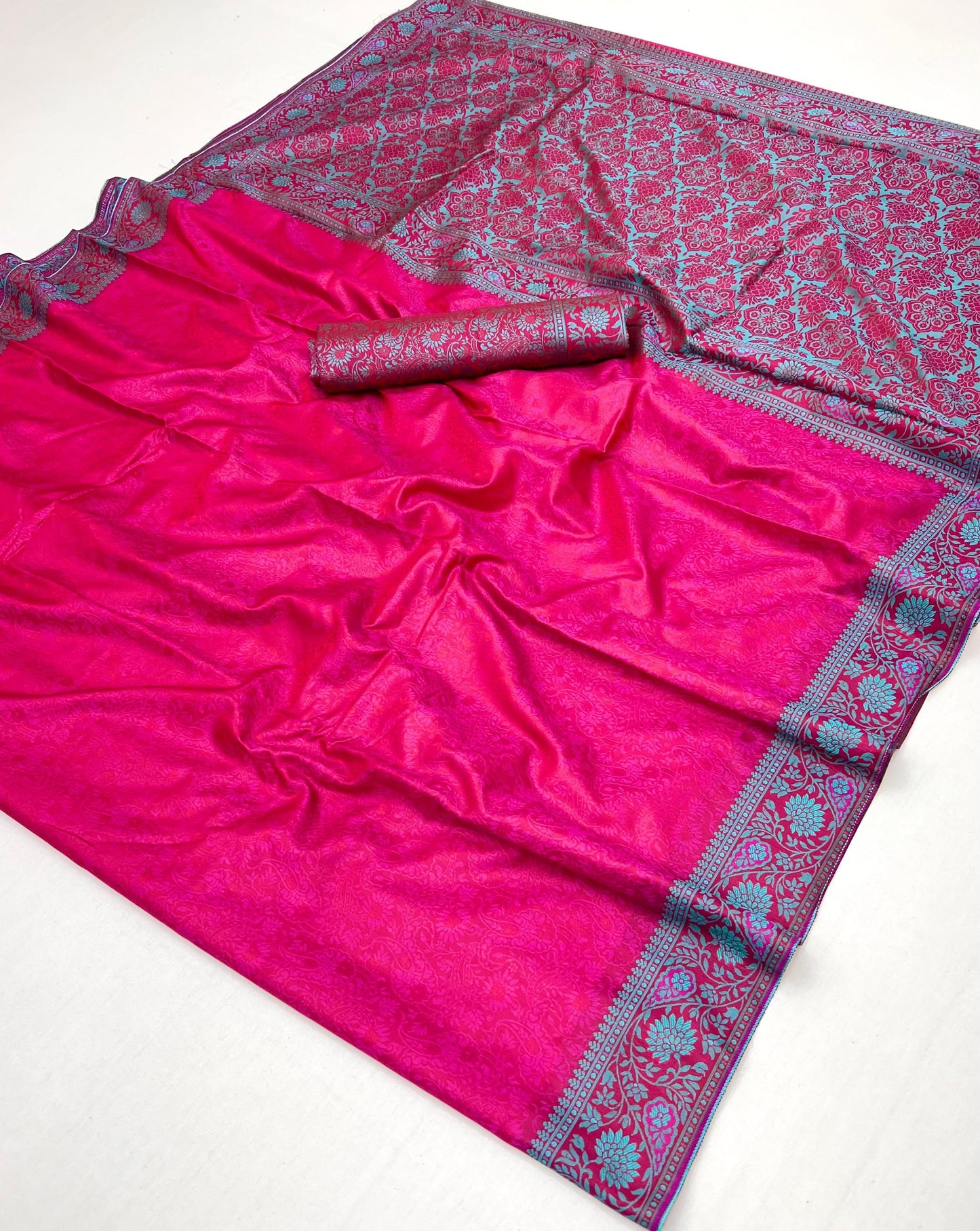 Pink Readymade/Easy Kanjivaram Saree