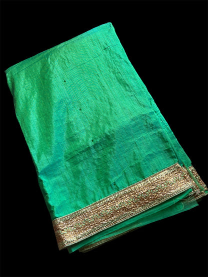 Green Color Designer Readymade Saree