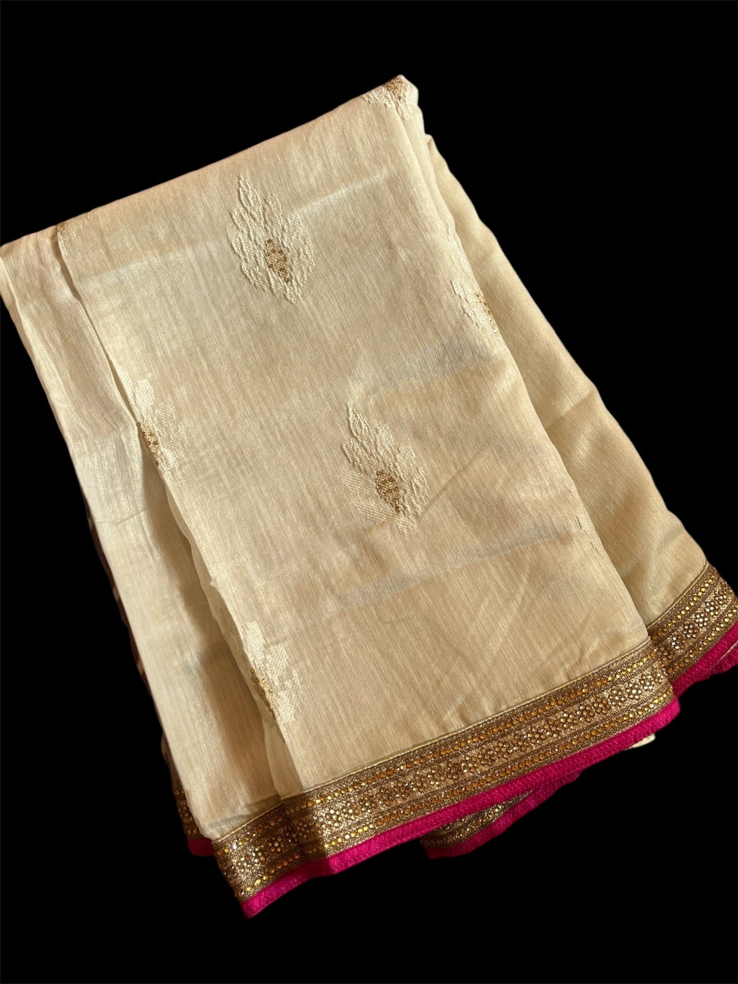 Off White Color Designer Readymade Saree