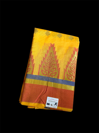 Yellow Sico Readymade Saree (Clearance)