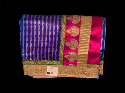 Purple Color Designer Readymade/Easy Saree