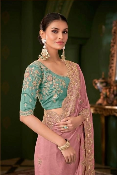Peony Cocktail Ready To Wear/Easy Saree - Panaash Saree