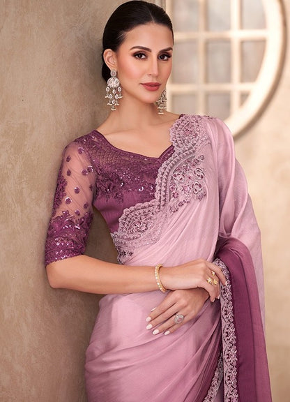 Multicolor Cocktail Party Wear Readymade Saree