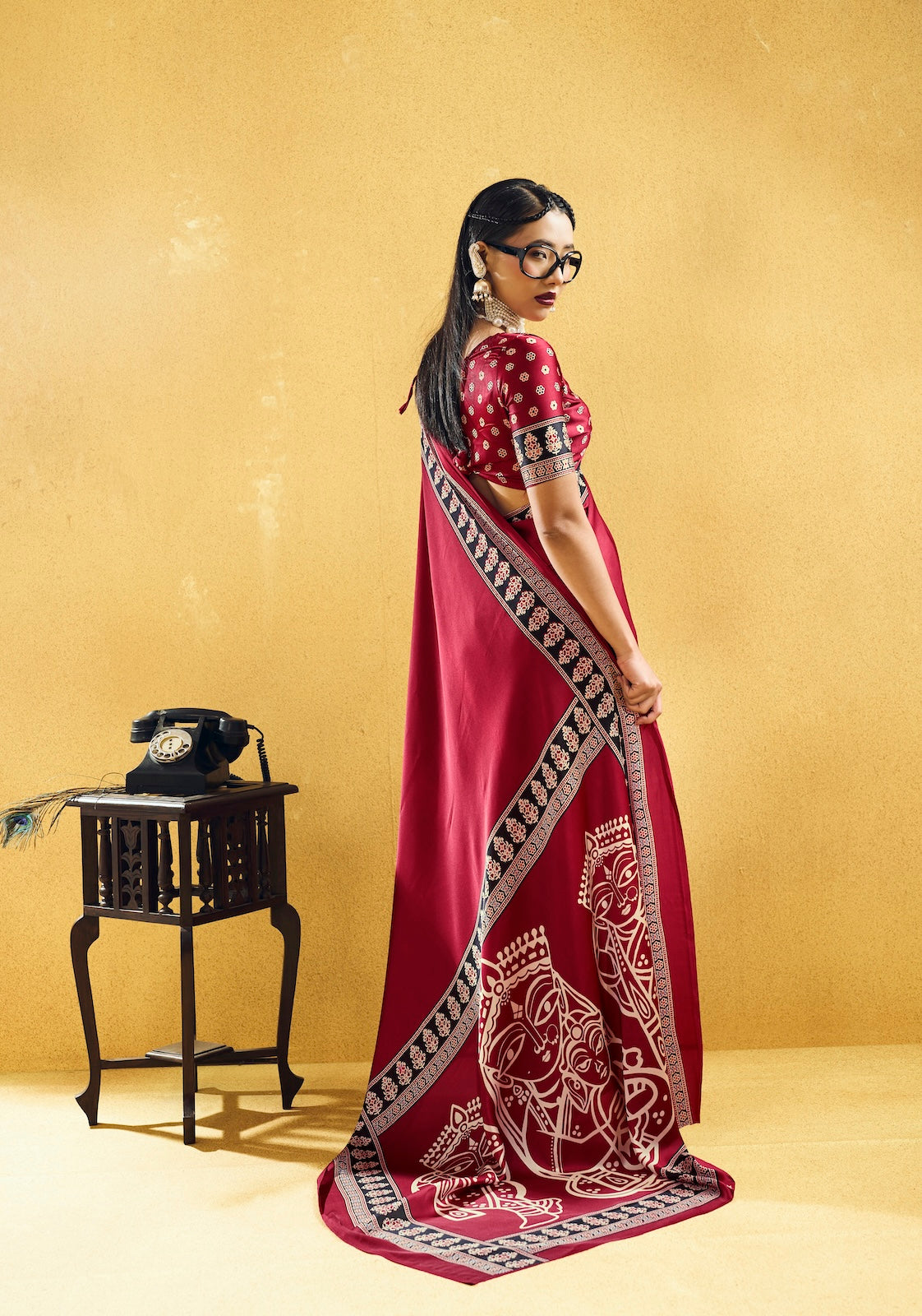 maroon ready to wear by stylebypanaash