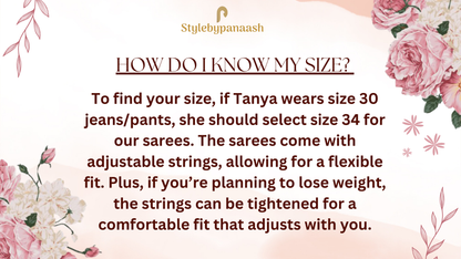 Golden Banarasi Readymade/Easy Saree