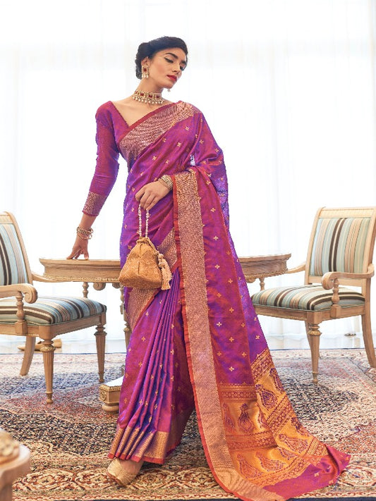 Purple Easy Saree! - Panaash Saree