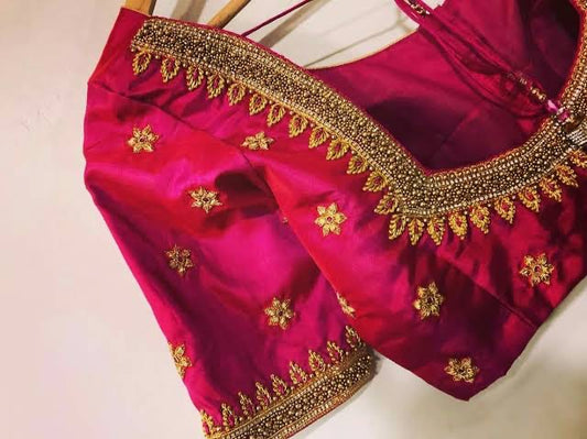 CUSTOMIZE THE BLOUSE TO YOUR NEEDS FROM OUR DESIGNERS - Panaash Saree