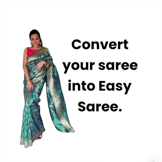 EASY SAREE STITCHING - Panaash Saree